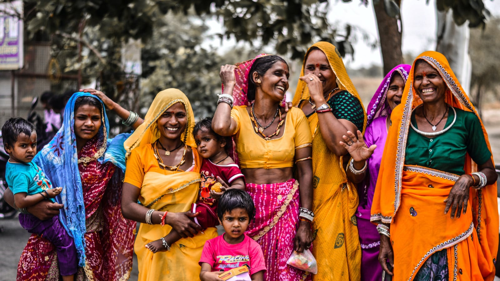Image of people from the Rajasthan study region